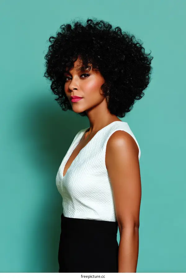 African American Woman Fashion Portrait