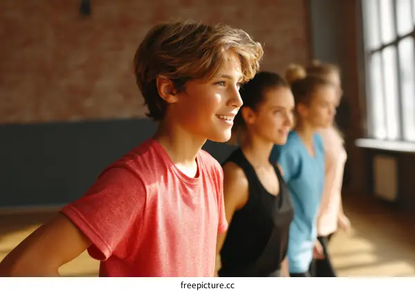 Youthful Group in Activewear