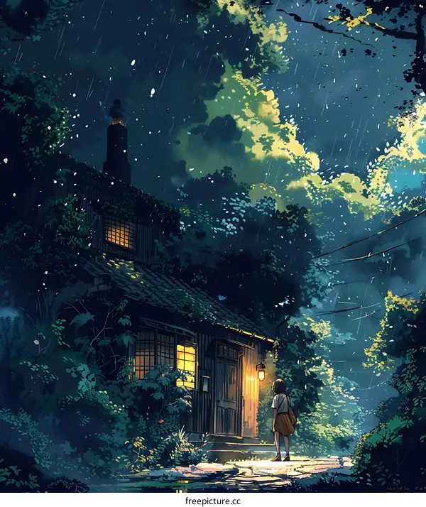 Rainy Night at the Cottage