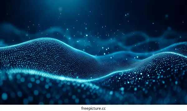 Abstract Digital Wave Design