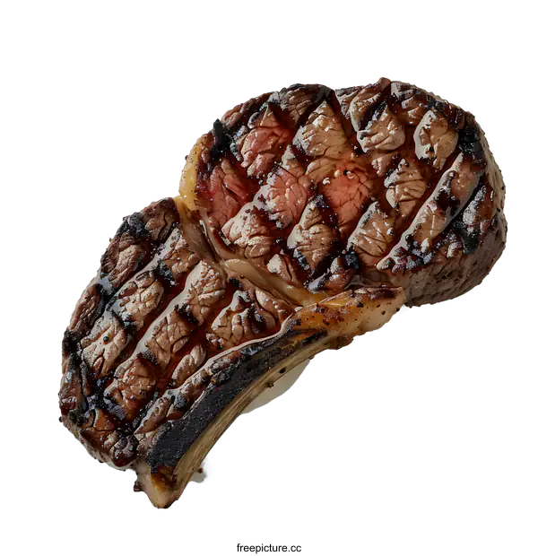 [Transparent Background PNG]grilled rib eye steak