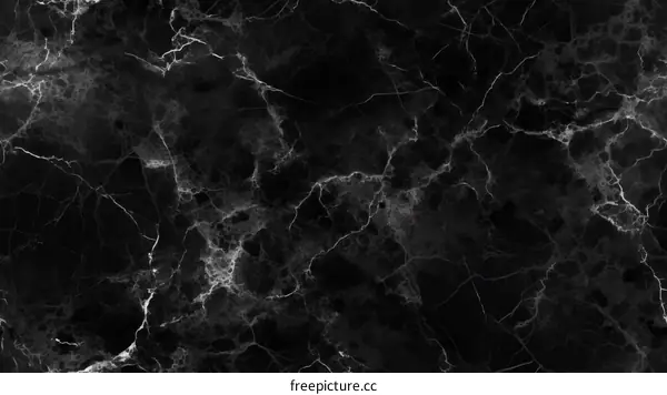 Elegant Black Marble Texture Background