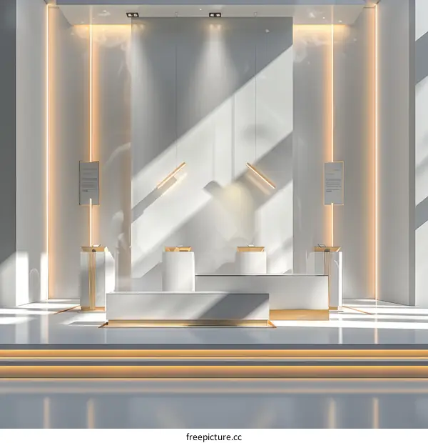 Modern Minimalist Luxury Hall Interior Design