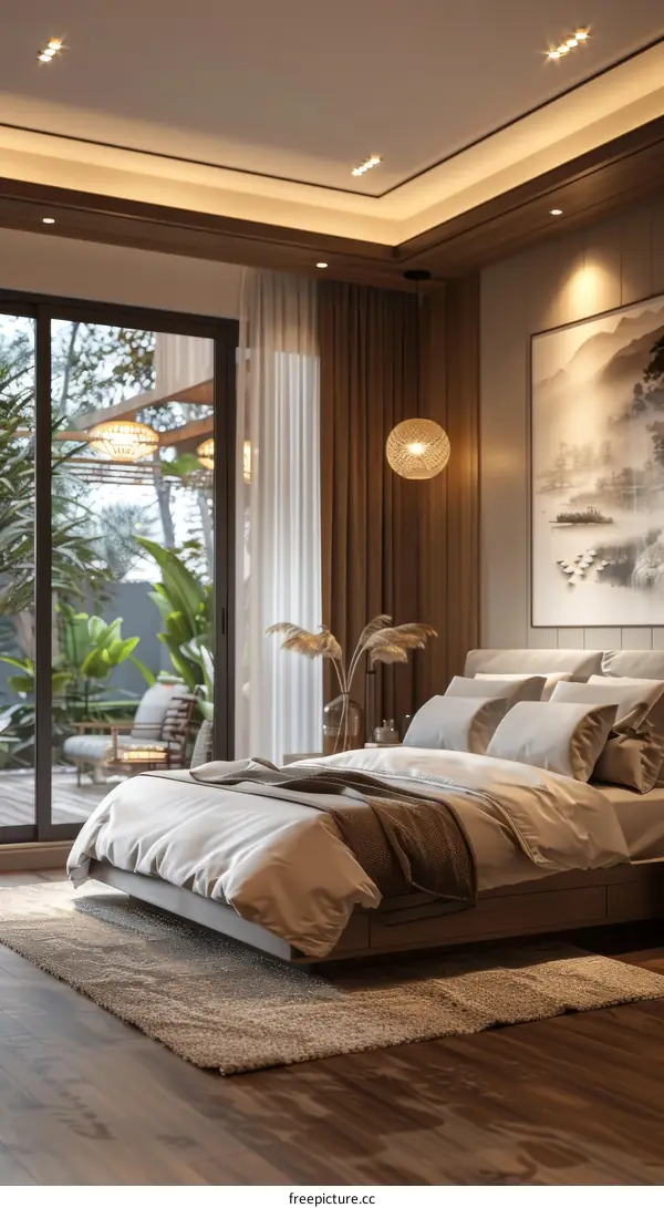 Modern Bedroom Interior Design with Natural Light