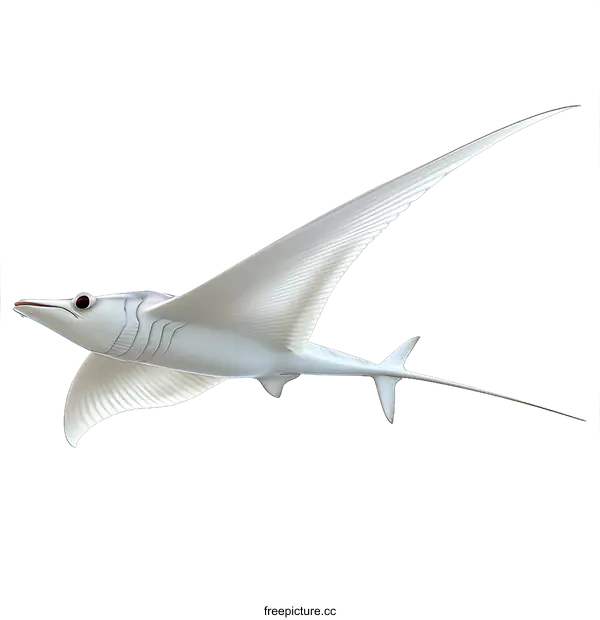 [Transparent Background PNG]A 3D illustration of a barreleye fish