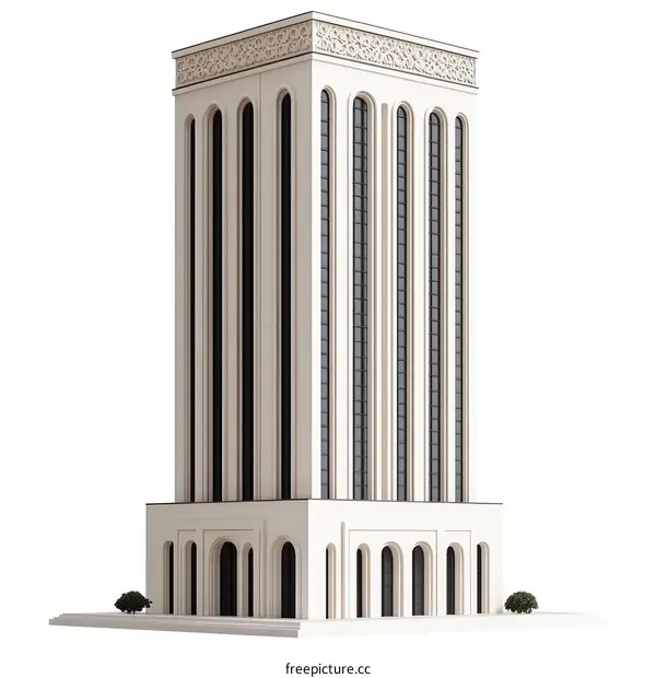 Modern Architectural Design of a Tall Building