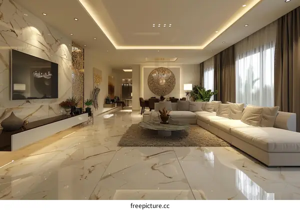 Modern Minimalist Living Room