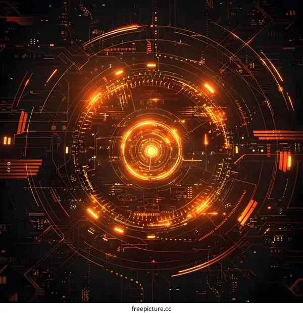 futuristic technology background