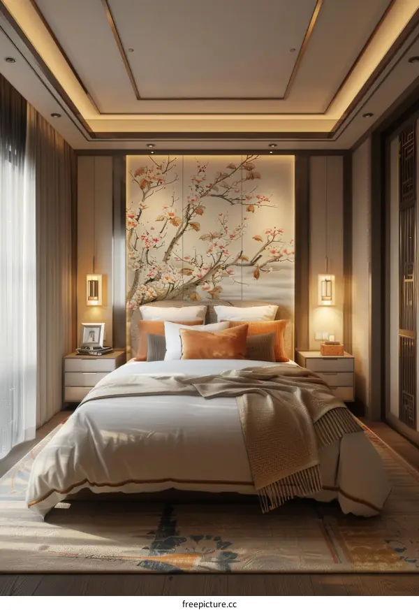 Modern Chinese Style Bedroom
