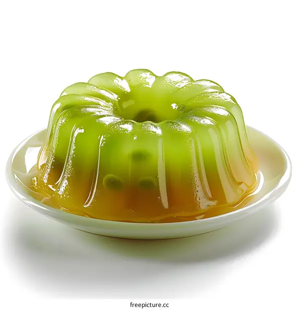 Green Jelly Cake