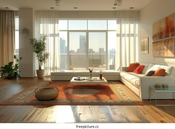 Modern Interior Design for a Living Room