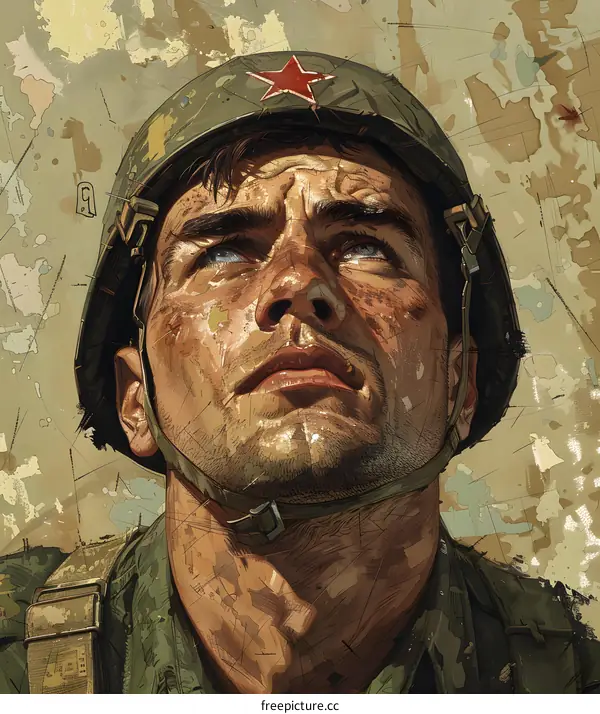 Portrait of a soldier