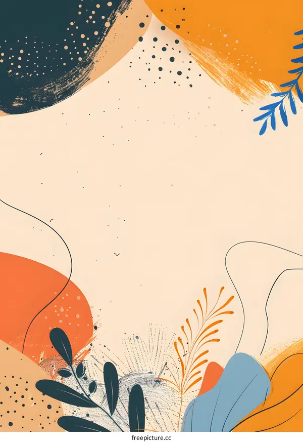 Abstract Minimalist  Botanical Illustration