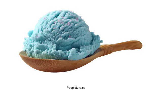 [Transparent Background PNG]Light Blue Ice Cream Scoop
