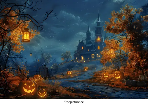 Spooky Halloween Night