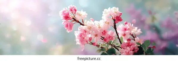 Beautiful Spring Blossoms in Soft Focus