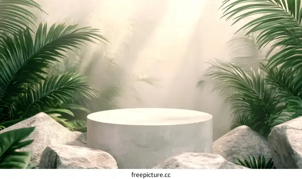 Elegant Tropical Product Showcase