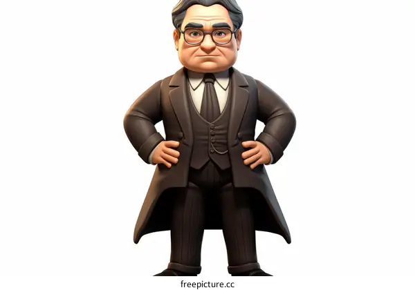 3D Illustration of a Man in a Suit