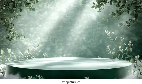 Elegant Forest Product Display