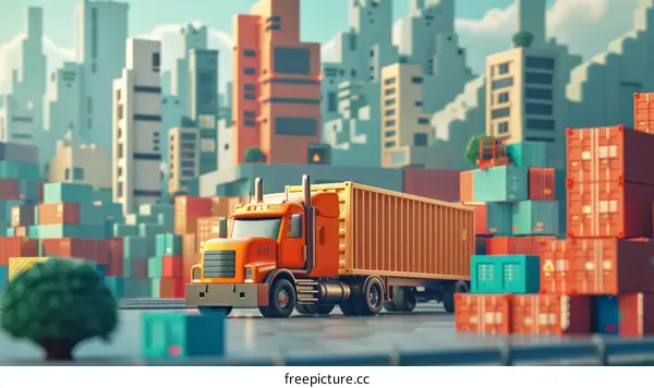 Container ship in the sea surrounded by cargo