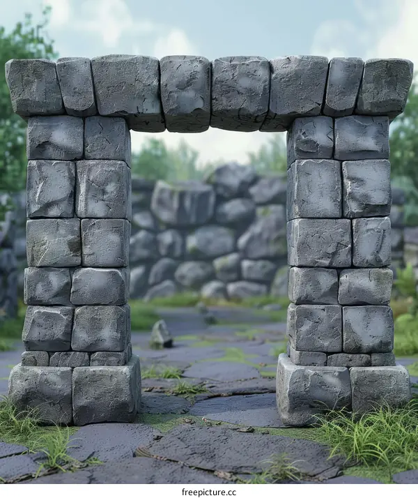 Fantasy Stone Gate