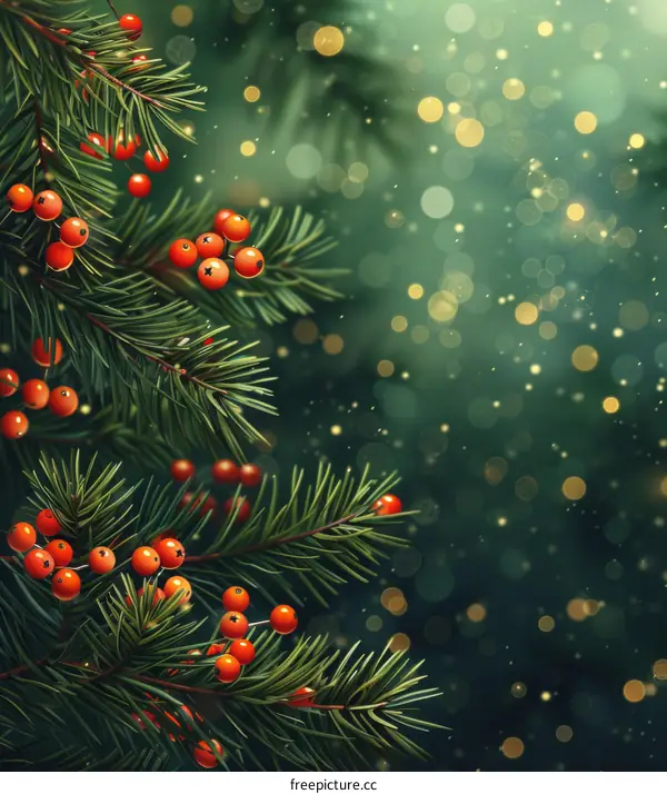 Christmas Holly Sprig