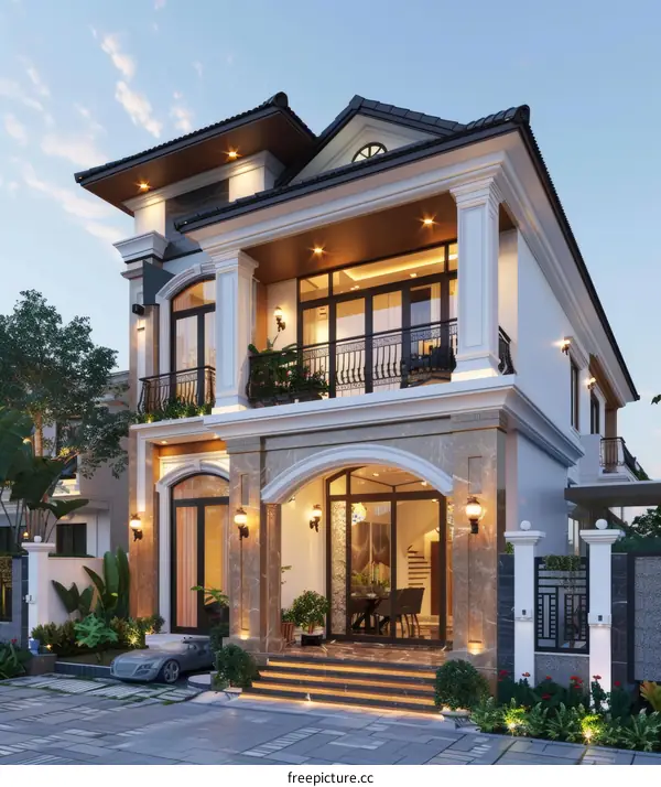 Modern Villa with Luxurious Exterior