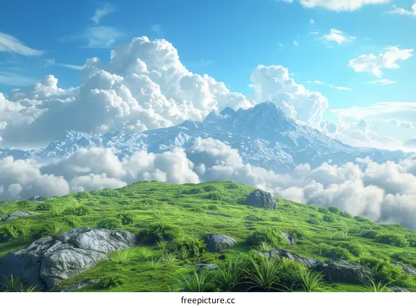 Green Grassy Hilltop