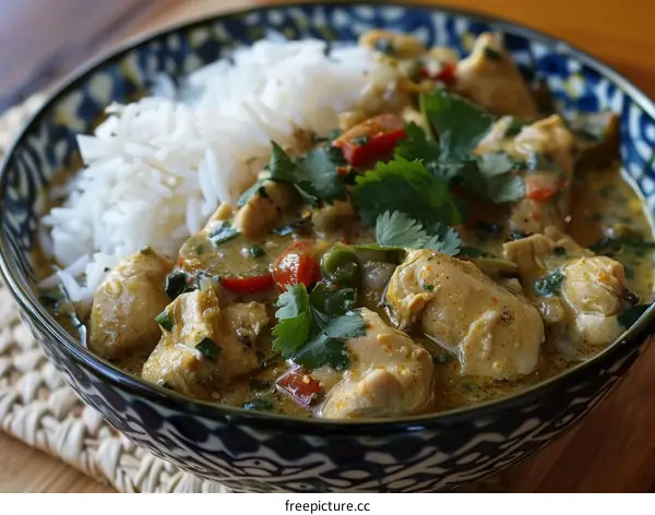 Aromatic Green Curry Chicken
