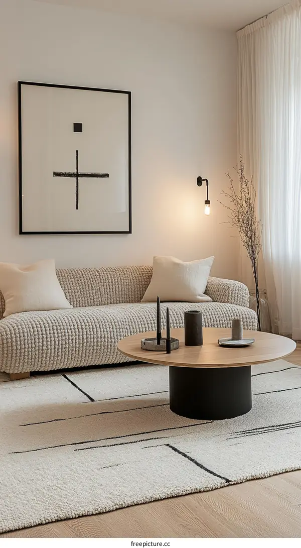 Modern Minimalist Living Room Interior Design