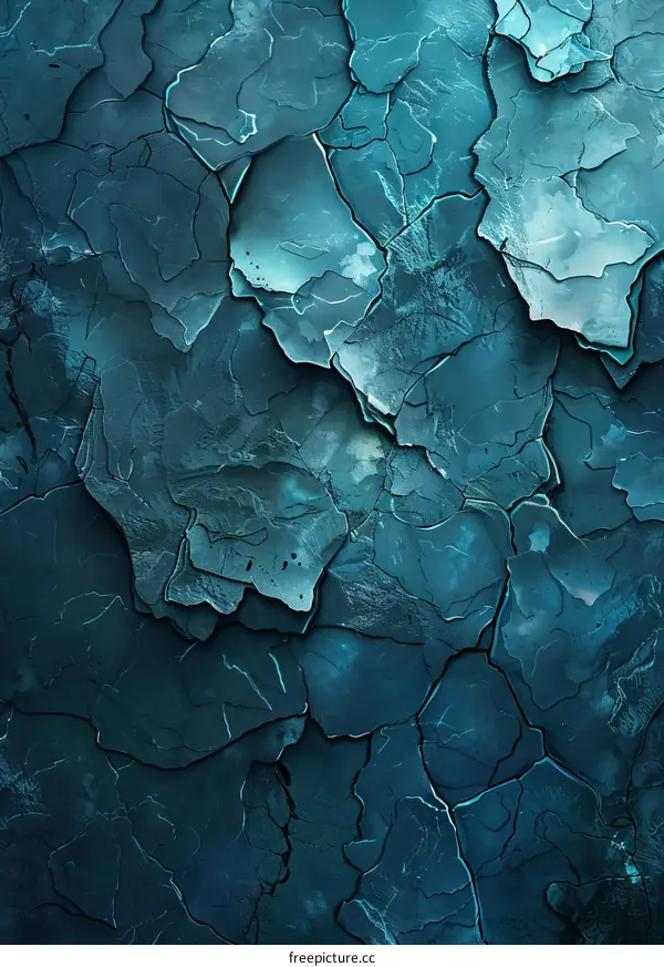 Blue Textured Wall Art