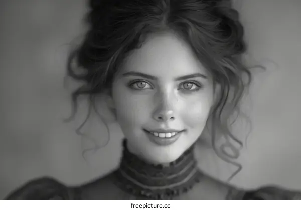 portrait of a young victorian woman