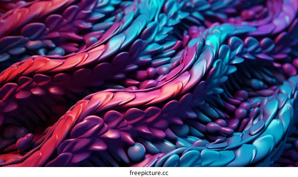Abstract Gradient Background: Colorful Fluid Shapes