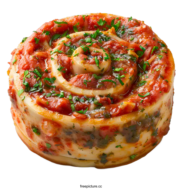 [Transparent Background PNG]spiral pasta bake