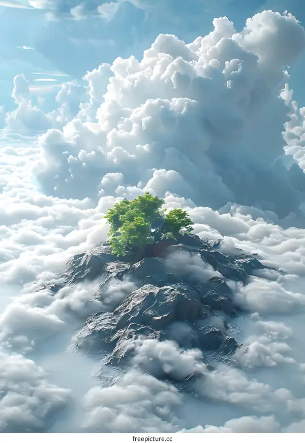 Oasis above the clouds