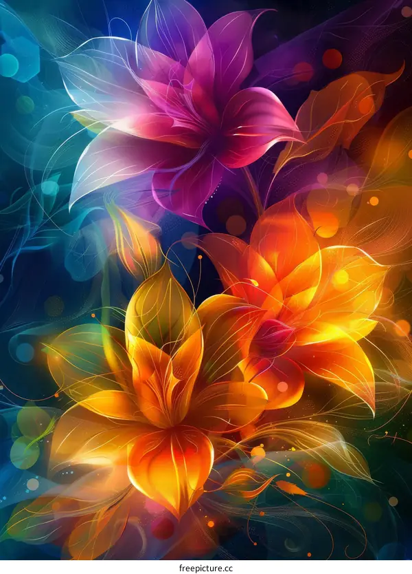 Vibrant Flowers in Full Bloom