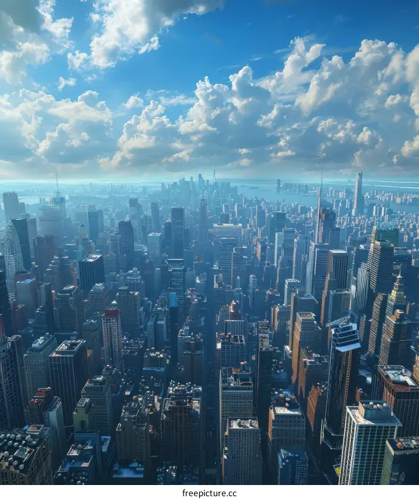 New York City Skyline and Aerial View