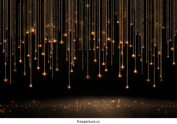 Golden Sparkling Drape Background Design