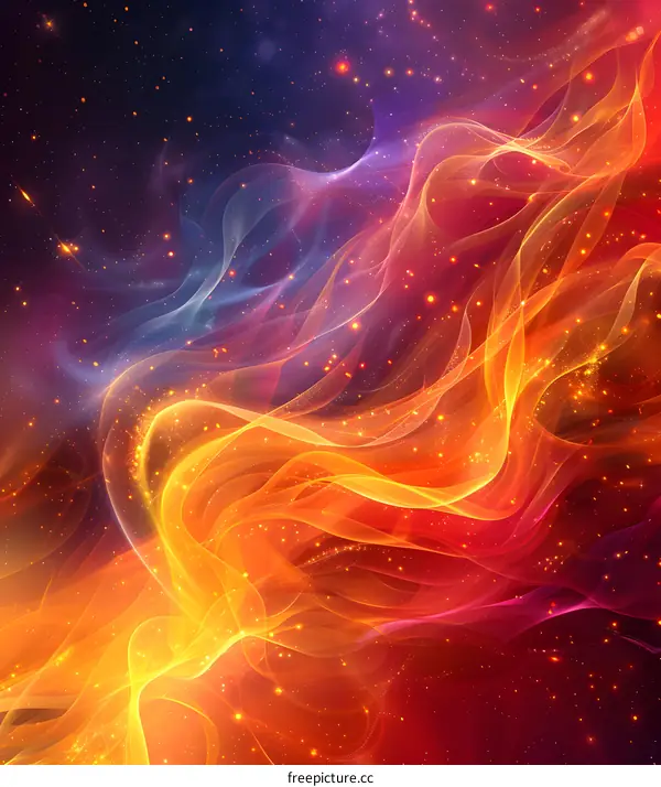 Abstract colorful plasma background