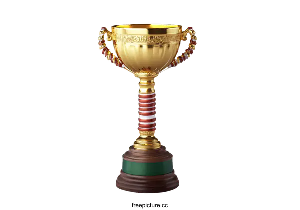[Transparent Background PNG]Golden Trophy Award for Championship