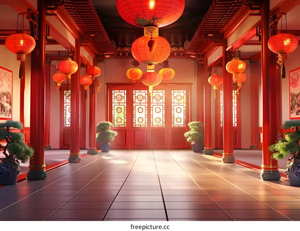 Chinese courtyard