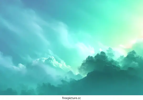 Vibrant Sky Cloudscape Artwork