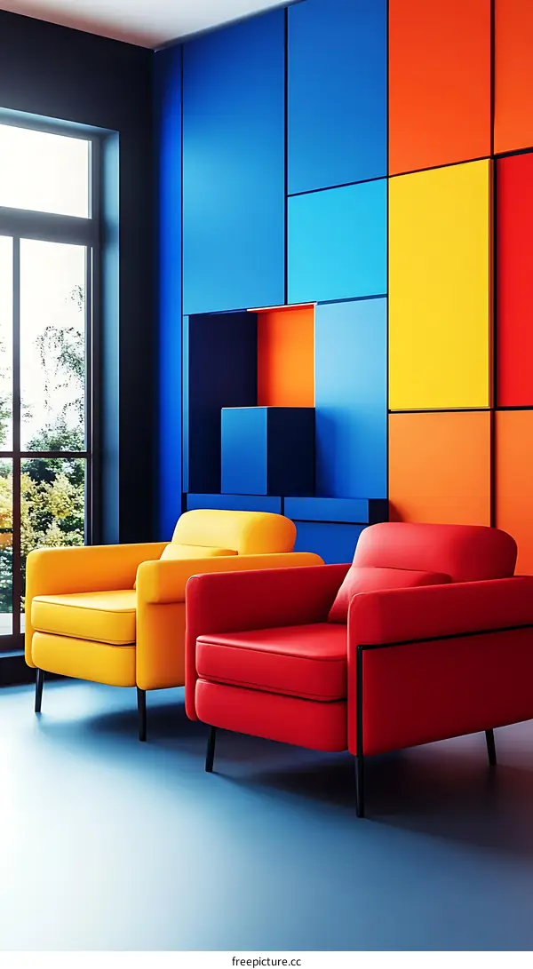Colorful Modern Room Interior Design