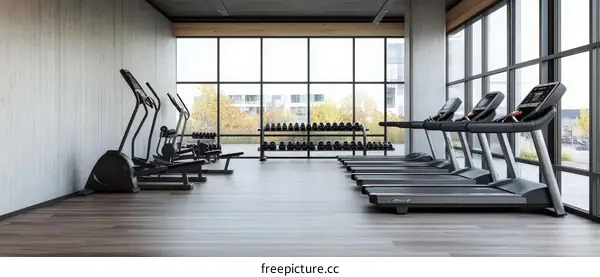 Modern Fitness Center Interior Design