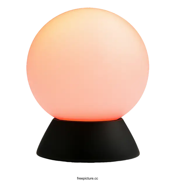 [Transparent Background PNG]Modern LED Light Sphere Lamp