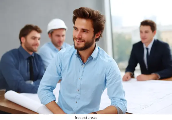 Business Meeting of Architects