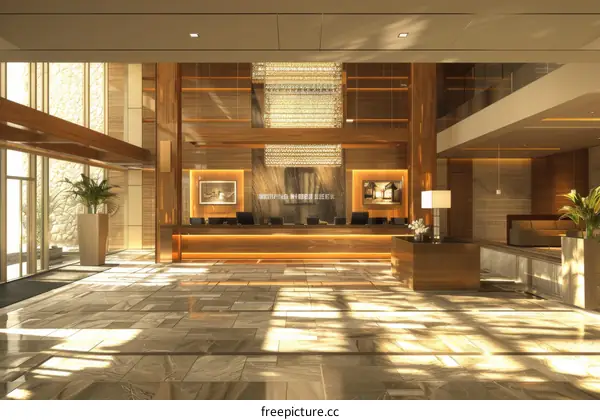 Modern Hotel Lobby Interior Design