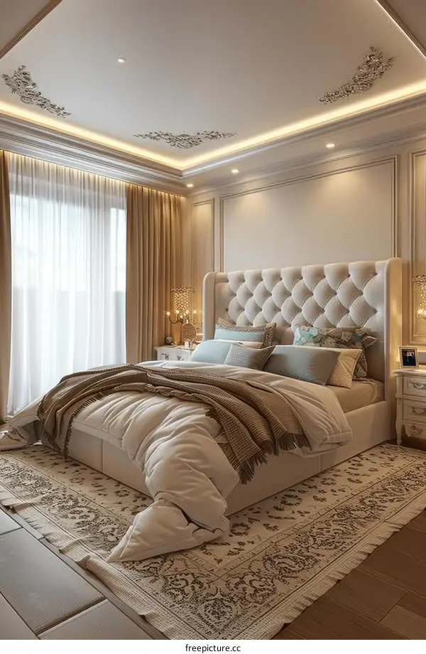 European luxury bedroom