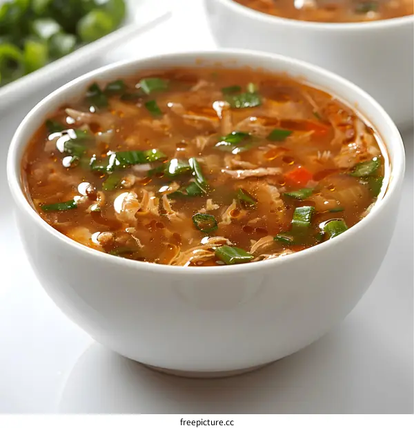 Spicy Chicken Soup with Vegetables