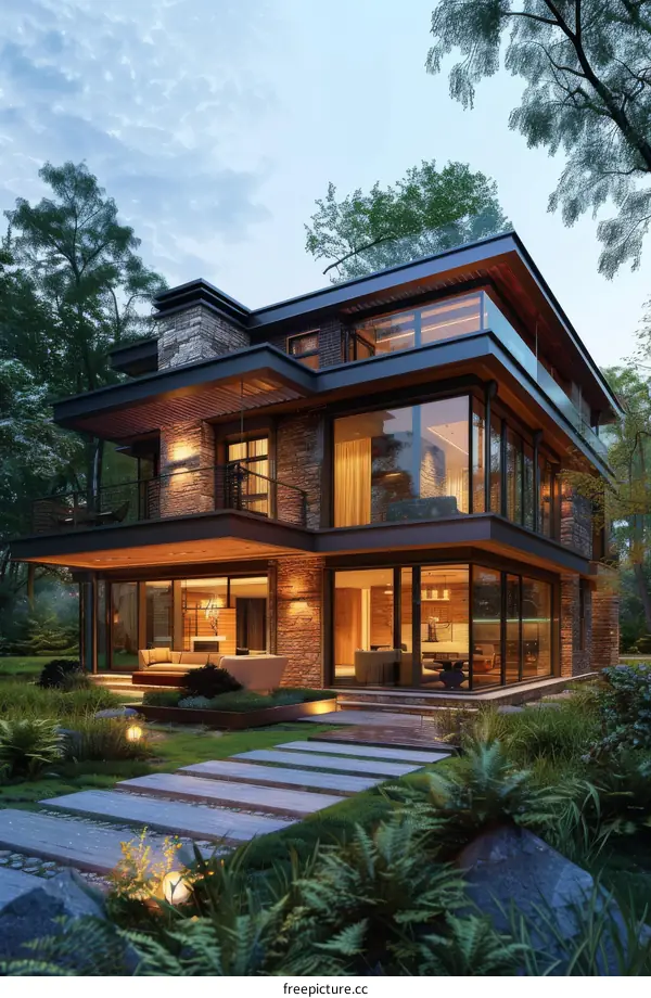 Luxurious Mansion: A Grand Estate of Architectural Excellence